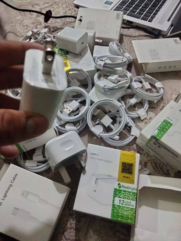 I phone  adaptor original and cabls available,wattasapp no,03479104450 3