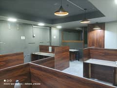 Semi furnished office available on rent