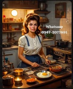 Urgent need Full-Time Female House Cook Required – Bahria Town Phase 8