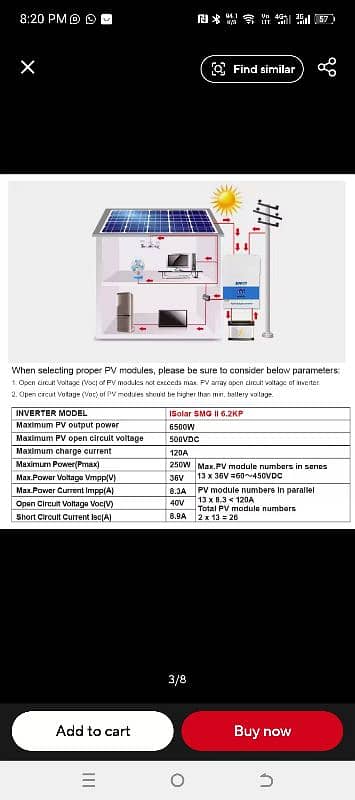 EASUN 6.2 KW Hybrid Solor Inverter 1