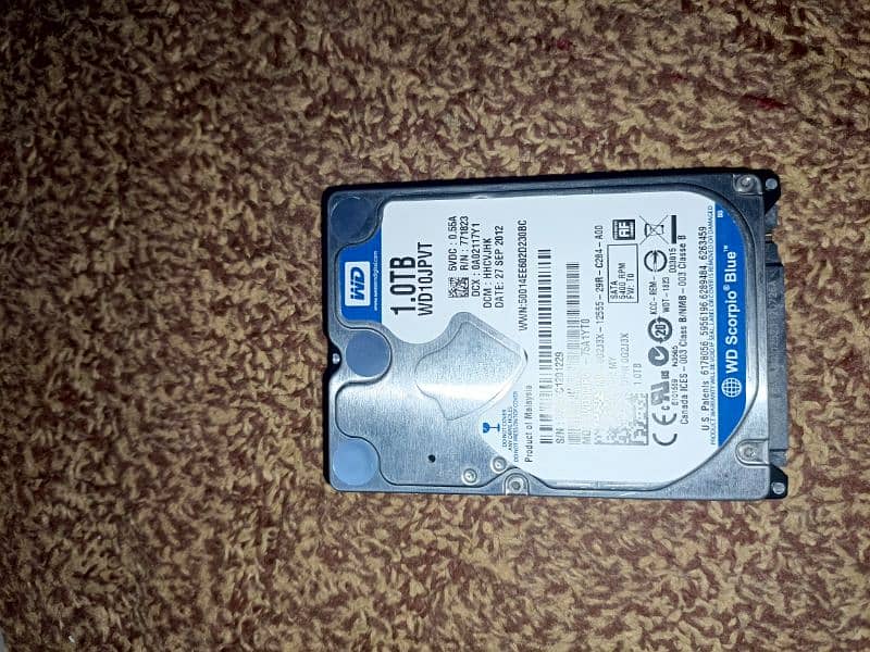 WD 1TB Harddrive for Laptop | Laptop Harddrive | 4