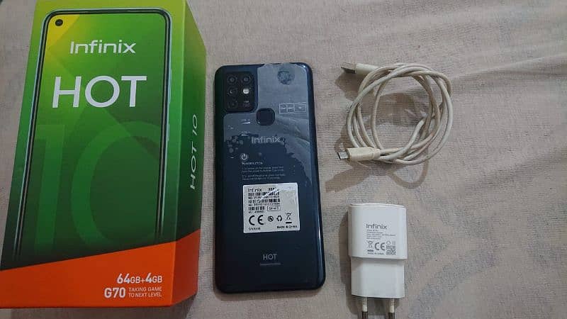 infinix Hot 10 4GB + 64GB G70 Processor 1