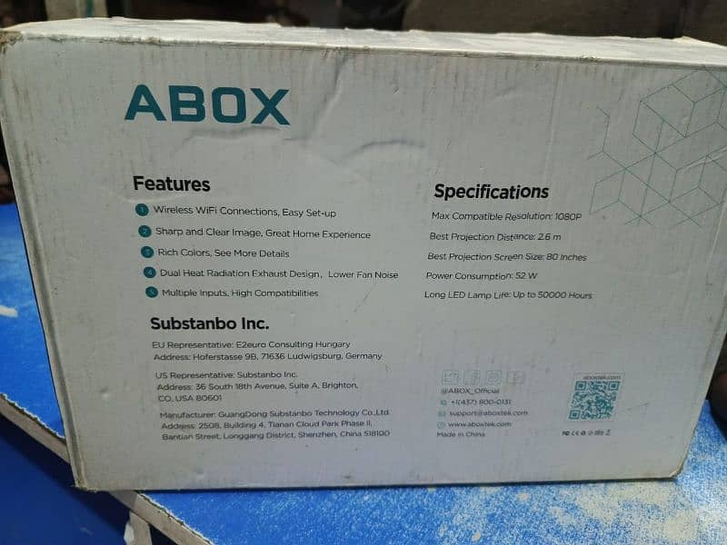 ABOX LCD WIRELESS PROJECTOR 6