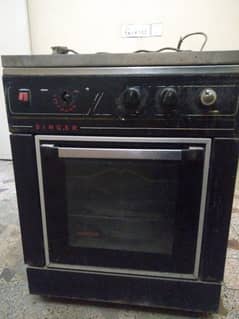 cooking range with 3 stove