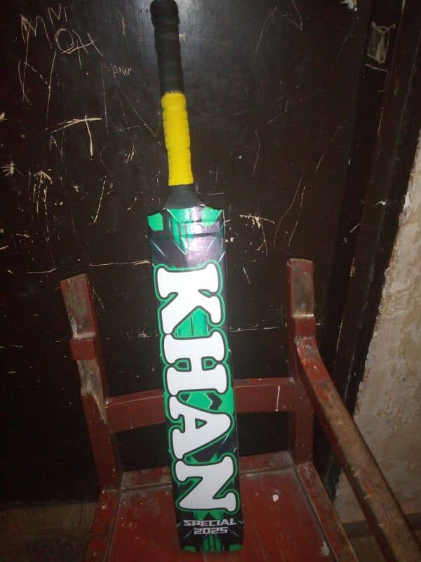 Khan tape ball cricket bat 1