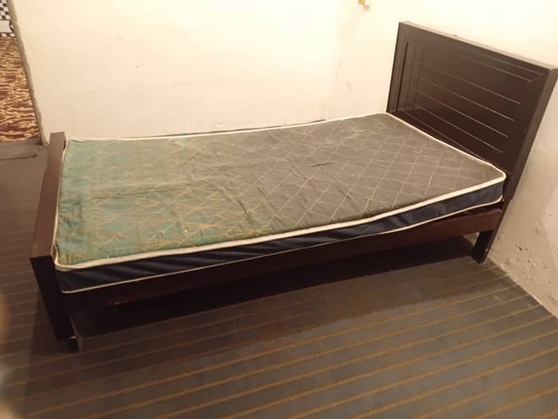 single bed with mettress 3