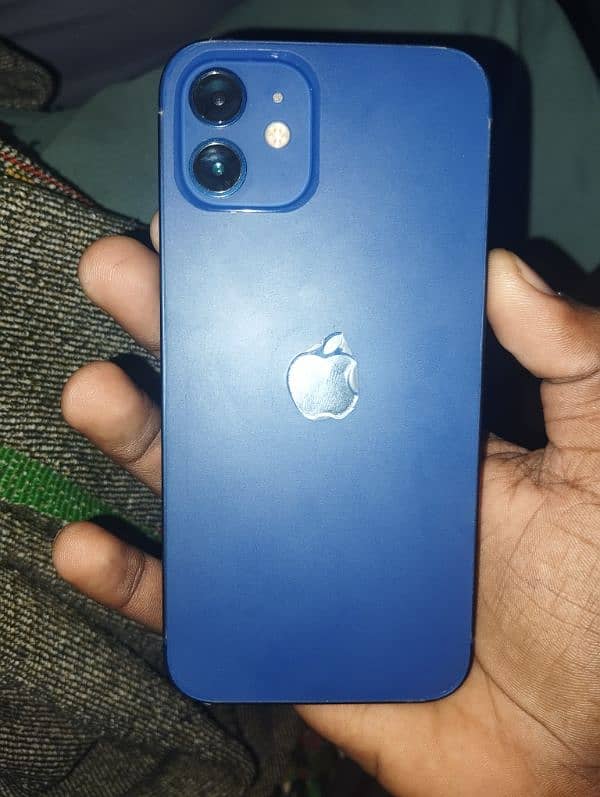 iphone 12 jv blue colour for sale Condition 9/10 water pack 6