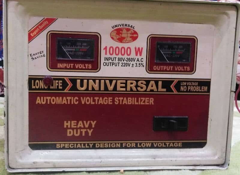 Original Universal 10000 watt stabilizer. 0