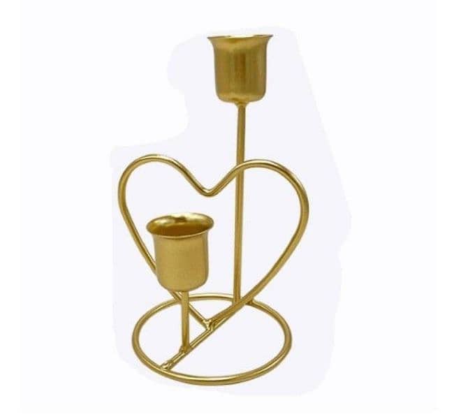 candle stand black and golden- 1 pc 4