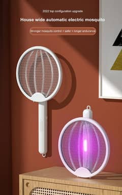 2in1 Electric Fly Swatter Racket,3500V HighVoltage Electric Bug Zapper