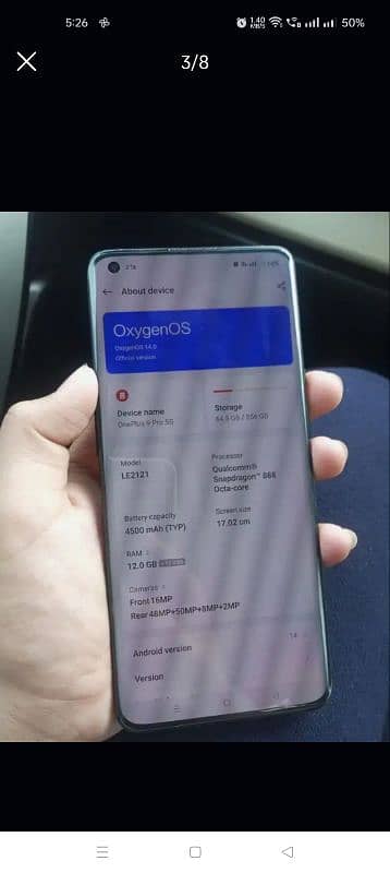 ONE PLUS 9 PRO 5G 12/256 DUAL SIM APPROVED PUBG 90 FPS MINOR CRACK 2