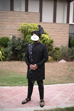 DESIGNER SHERWANI FOR GROOM (HAND MADE)