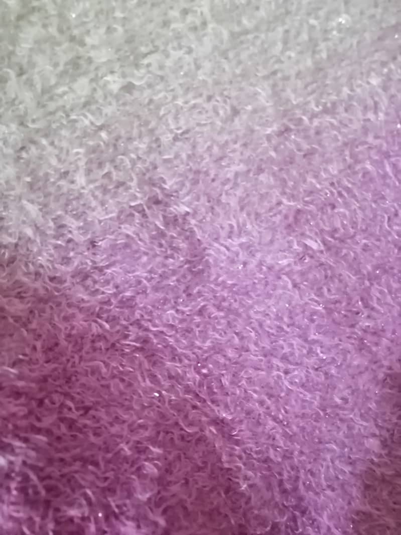 Purple fur shirt.  Its branded fur style shirt. . Lighter weight. 3