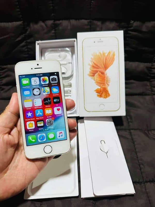 iPhone 5s 64gb PTA approved with box 1