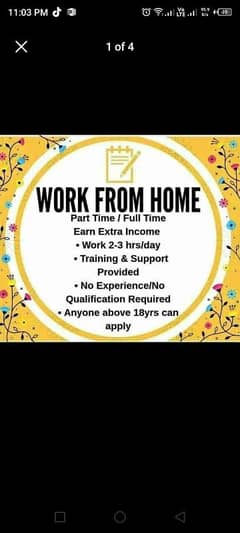 work from home   "work anywhere anytime _your dream job is here!"