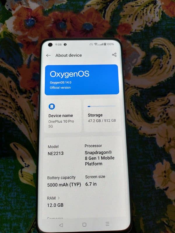 One Plus 10 Pro 5G Non Pta 10 by 10 Condition 3