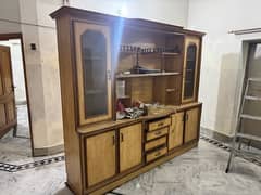 wooden cupboard