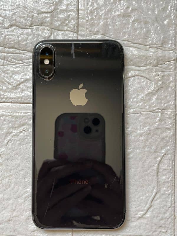 Iphone X 64 GB PTA approved black color mint condition 2