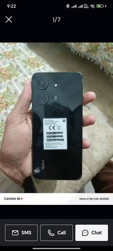 REDMI 13C BLACK WITH BMW COVER 1