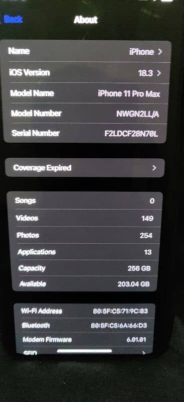 iphone 11 pro max 256GB Factory unlock 8