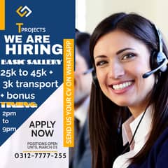 Call Center Agents required for multinational company