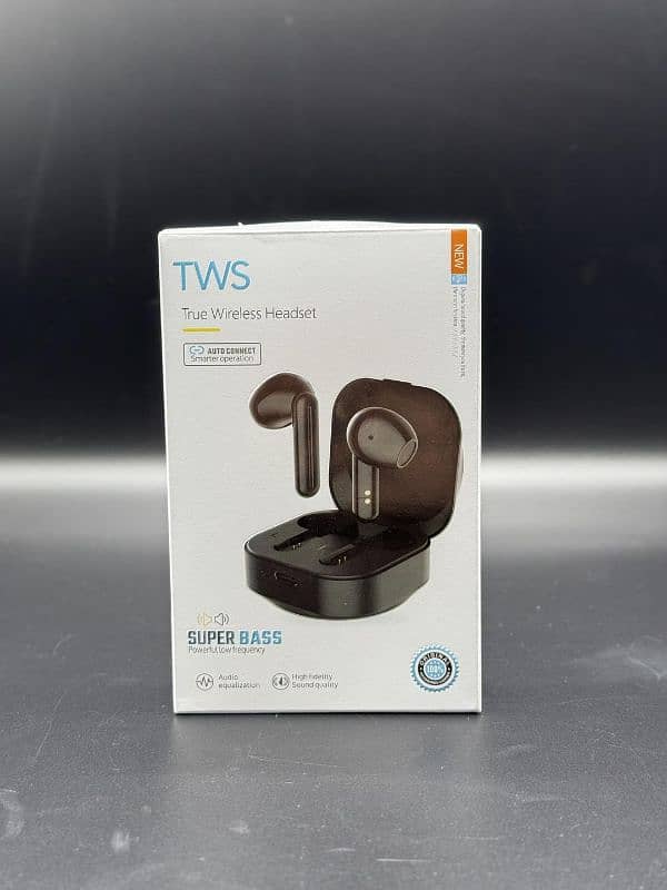 Wireless Noise Cancelling Earbuds-black-with advance features. 0