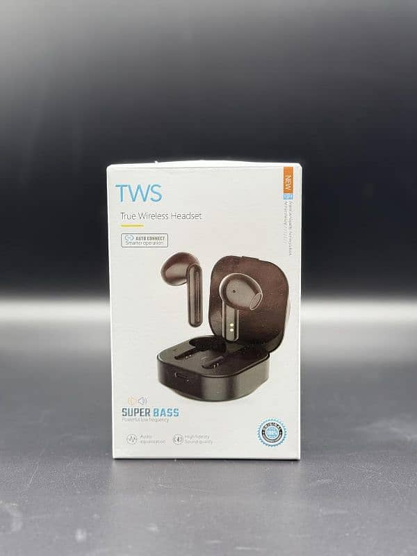 Wireless Noise Cancelling Earbuds-black-with advance features. 1