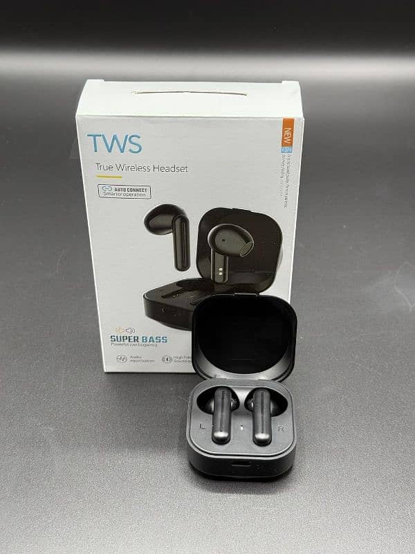 Wireless Noise Cancelling Earbuds-black-with advance features. 8