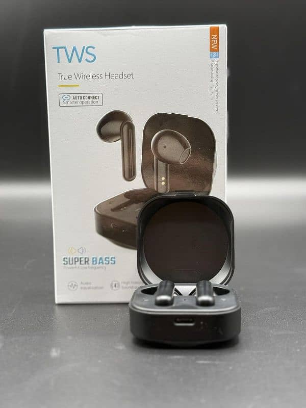 Wireless Noise Cancelling Earbuds-black-with advance features. 9