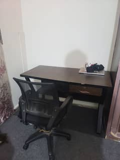 office table and chair