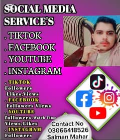 Tik Tok Likes,Followers,Views Available