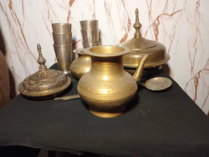 Antique old vintages brass item's 1