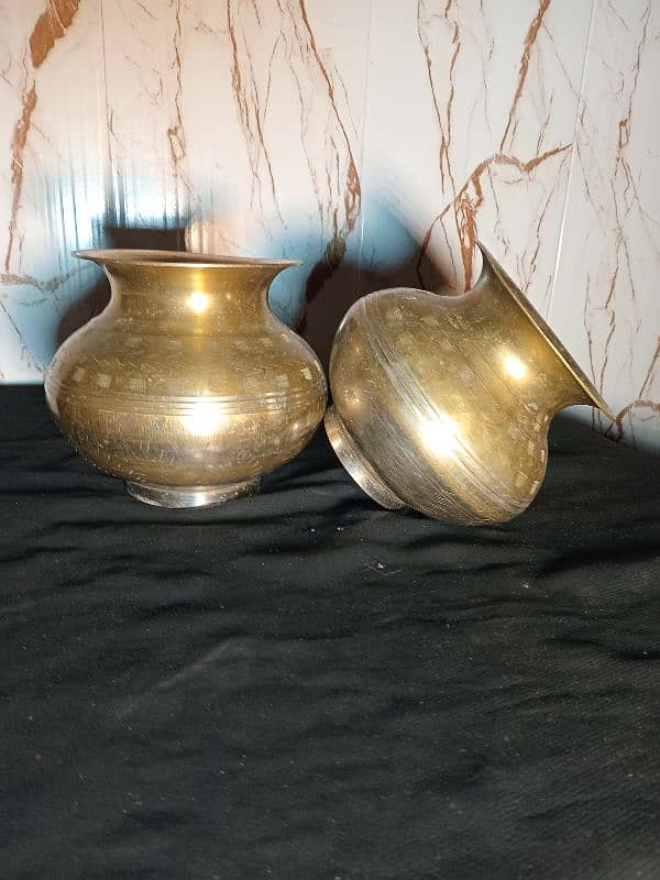 Antique old vintages brass item's 4