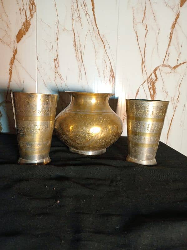 Antique old vintages brass item's 10