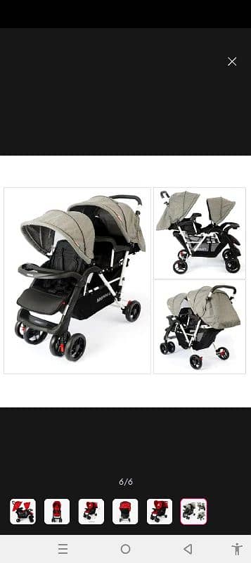 twins stroller 0