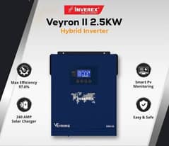 Inverex veyron ll 2.5kw 5 years warranty with Bilton Wi-Fi sport