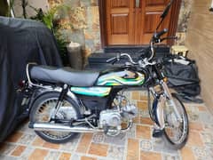 Honda CD70 Black with 2 free services available