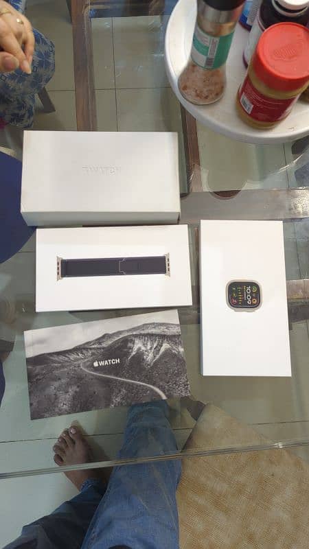 Apple Watch Ultra 2, model A2986. It features a 49mm titanium 0