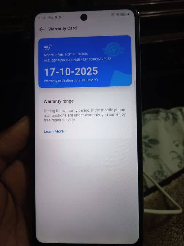 infnix hot 40 (8+8)gb nd 256 worrenty till 17.10. 25. 4