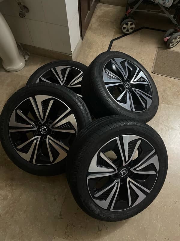 Rs turbo rims for Honda civic 1