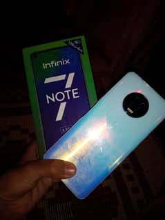 Infinix note 7 Dual Pta approve with box