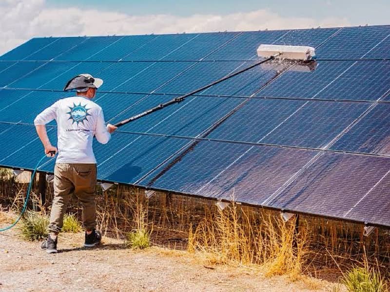 solar panels wash in Islamabad 1