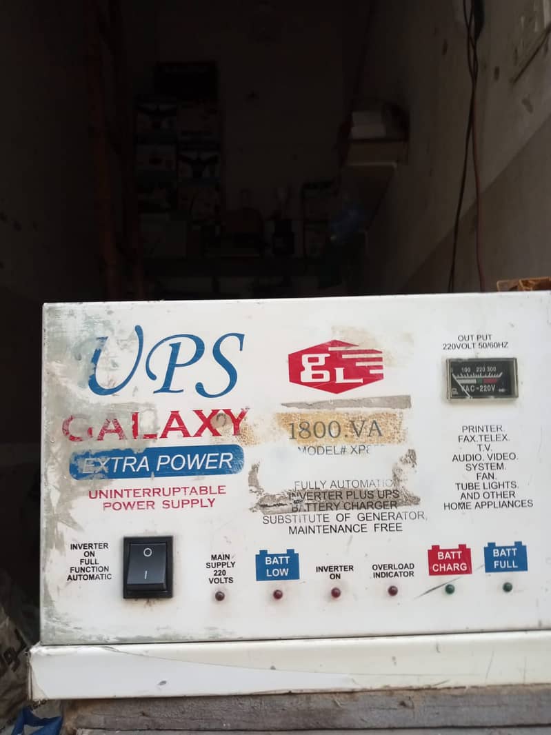 Branded UPS with slightly used 3