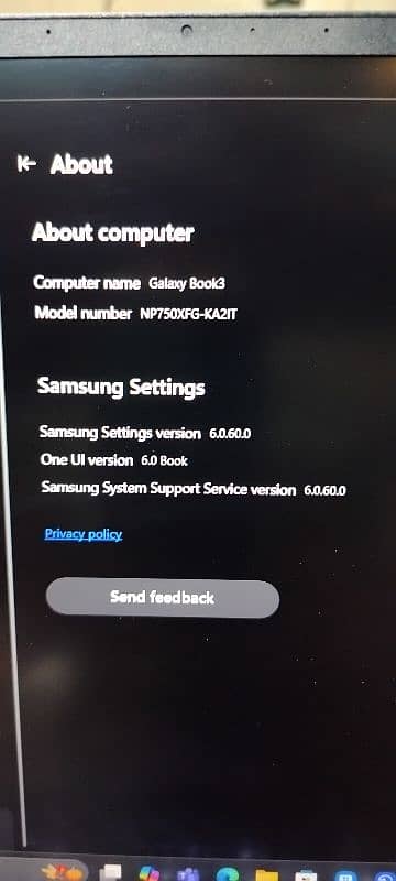 Samsung Galaxy book3 8GB 512gbssd 7