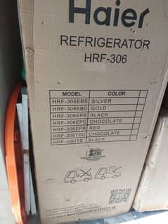 Haier brand new refrigerator in black color