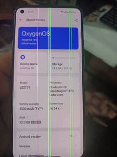 one plus 9r 12GB RAM 256 GB ROM PTA APPROVED DUAL SIM