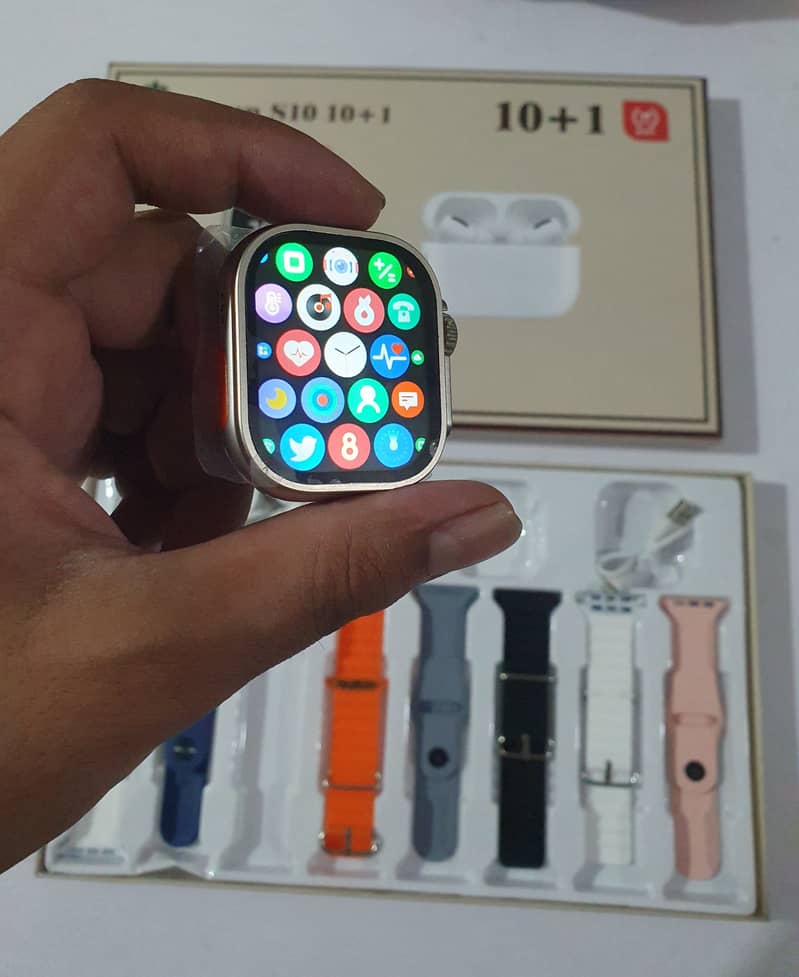 Crown s10 (Smart watch + Earbuds) 2