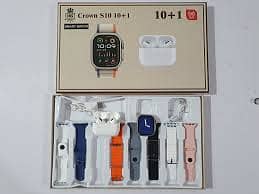 Crown s10 (Smart watch + Earbuds) 5