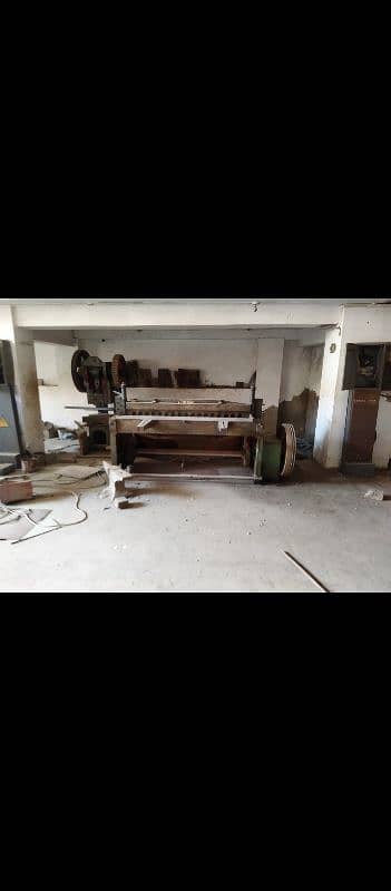 shearing & bending machine ,power and hydraulic press , generator 6