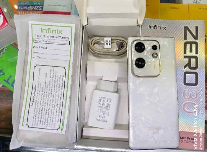 Infinix Zero 30 16 gb Ram 256 gb Momery Full Box PTA 03193220609 1